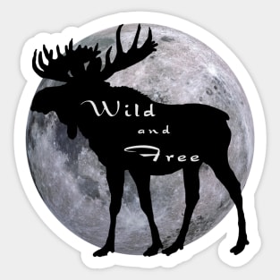 Wild and Free 10 Sticker